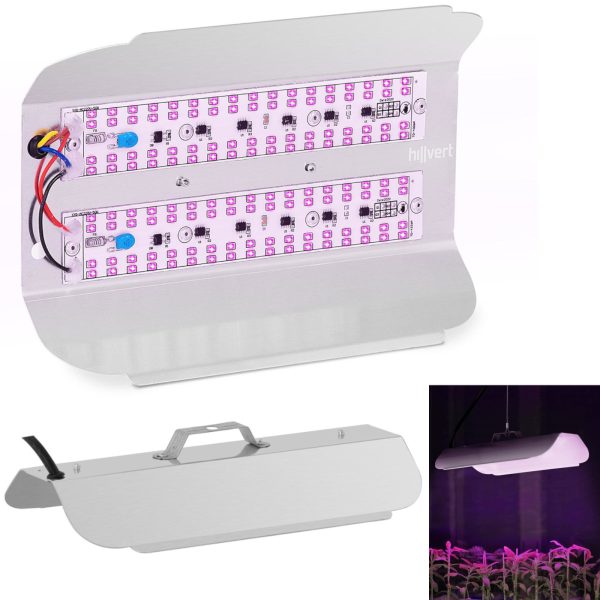 Augu audzēšanas lampa Pilns spektrs 25 x 17 cm 136 LED 100 sudrabā