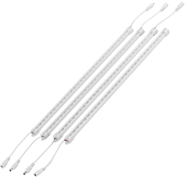Augu augšanas lampa 120 gaismas diodes LED 50 cm 20 4 gab. Sudrabs