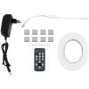Augu augšanas lampa 120 gaismas diodes LED 50 cm 20 4 gab. Sudrabs