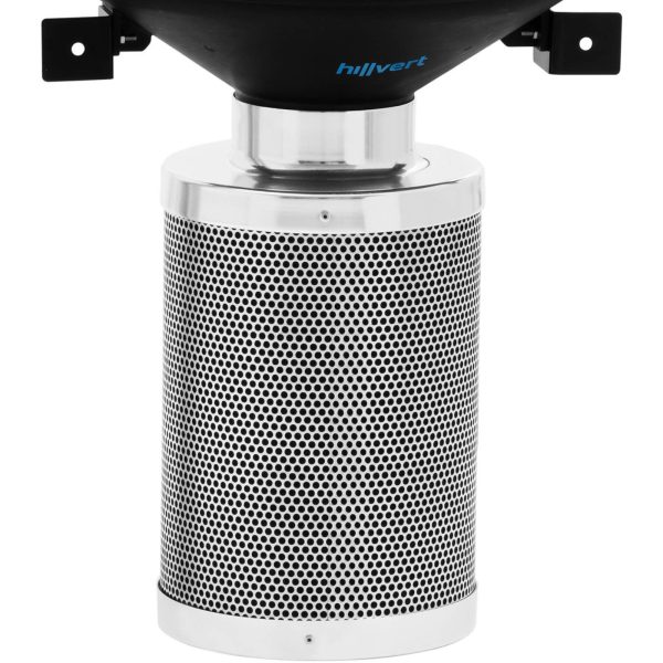 Ventilācijas komplekts ventilatora oglekļa filtrs 30 cm ventilācijas caurules diametrs 100 mm 10 m