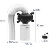 Ventilācijas komplekts ventilatora oglekļa filtrs 30 cm ventilācijas caurules diametrs 100 mm 10 m