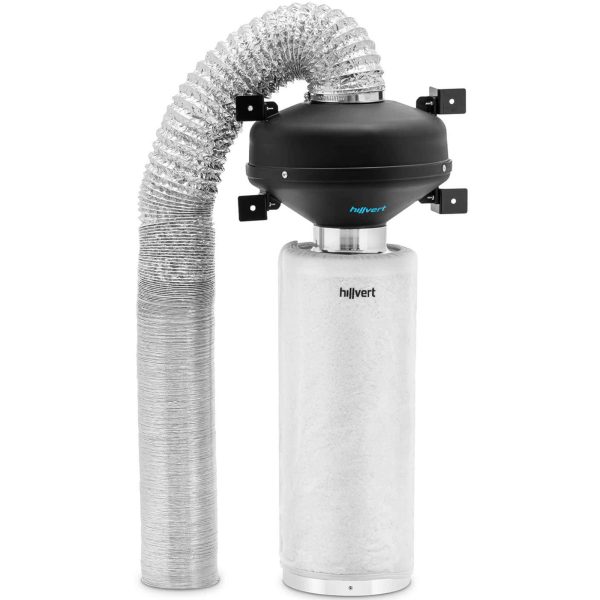 Ventilācijas komplekts ventilatora oglekļa filtrs 50 cm ventilācijas caurules diametrs 102 mm 10 m