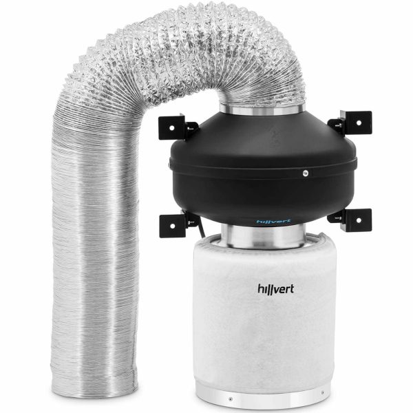 Ventilācijas komplekts ventilatora oglekļa ventilācijas caurules diametrs 125 mm 10 m