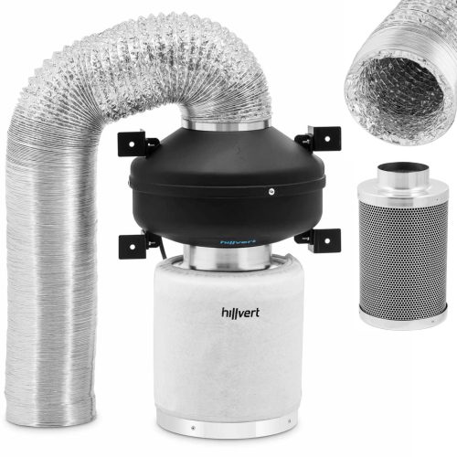 Ventilācijas komplekts ventilatora oglekļa ventilācijas caurules diametrs 125 mm 10 m