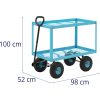 Transporta dārza ratiņi 2 līmeņi no acs līdz 150 kg