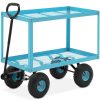 Transporta dārza ratiņi 2 līmeņi no acs līdz 150 kg