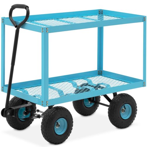 Transporta dārza ratiņi 2 līmeņi no acs līdz 150 kg