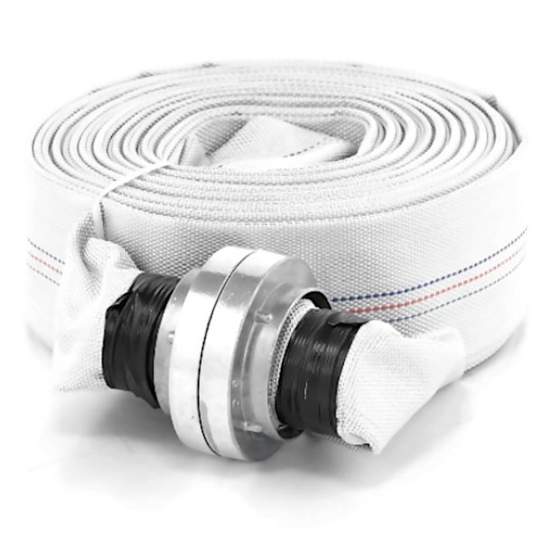 Plakana ugunsdzēsēju mašīnu šļūtene ūdenim ar 2 '' 52 mm 824 bāriem 20 m