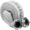 Plakana ugunsdzēsēju mašīnu šļūtene ūdenim ar 2 '' 52 mm 824 bāriem 20 m