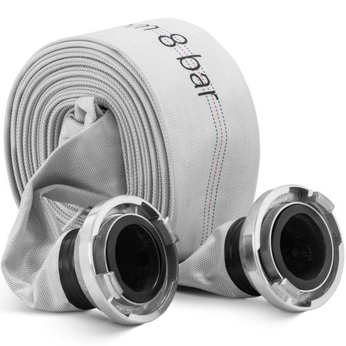 Plakana ugunsdzēsēju mašīnu šļūtene ūdenim ar 3 '' 76 mm 8-24 bāriem 20 m