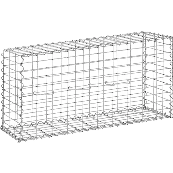 kas izgatavota no cinkota tērauda 102 x 32 x 51 cm - 2 gab.