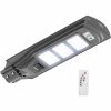 Ielas saules saules lukturis ar kustības un krēslas sensoru 60 x LED 300 W tālvadības pults