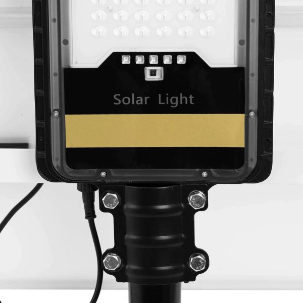 10090545-3 Āra ielas saules lampa ar krēslas sensoru 96 x LED 100 W tālvadības pults