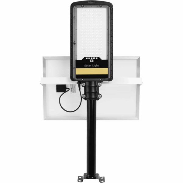 10090545-5 Āra ielas saules lampa ar krēslas sensoru 96 x LED 100 W tālvadības pults