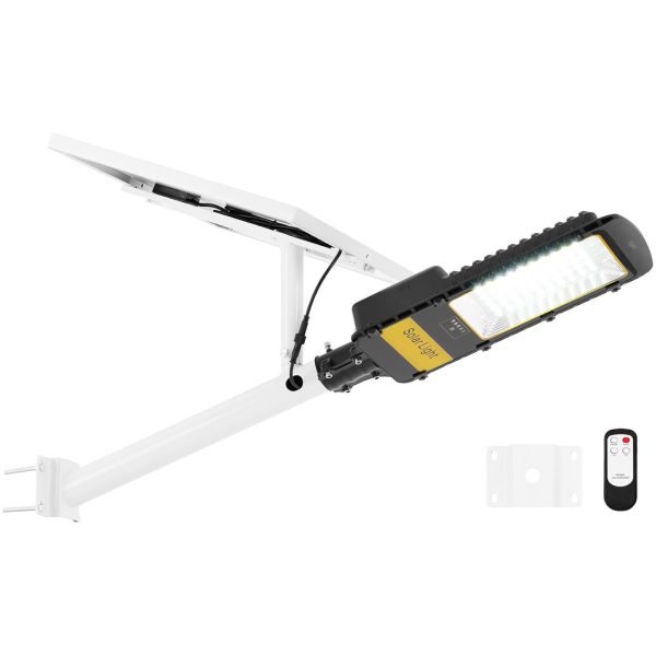 Āra ielas saules lampa ar krēslas sensoru 60 x LED 200 W pilots