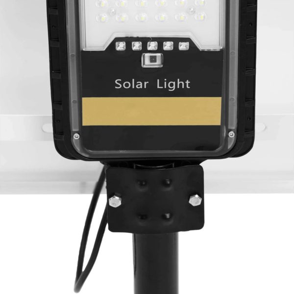 Āra ielas saules lampa ar krēslas sensoru 84 x LED 80 W pilots