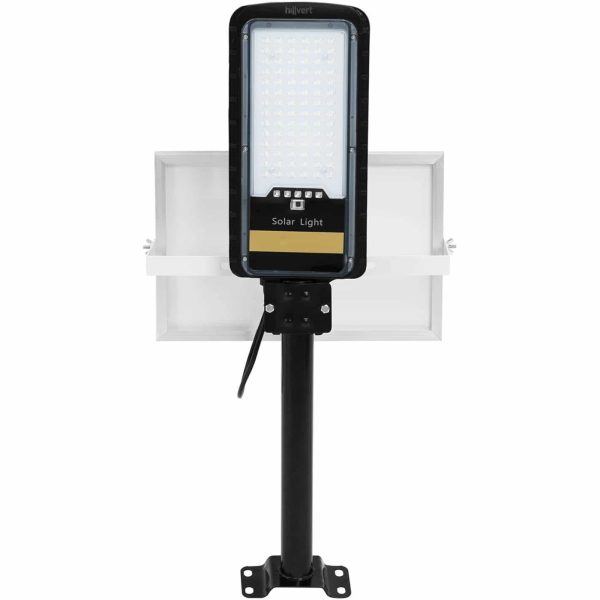 Āra ielas saules lampa ar krēslas sensoru 84 x LED 80 W pilots
