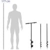 Rokas urbšanas urbis zemes 3 urbuma diametrā 80 mm 100 mm 150 mm dziļums līdz 100 cm