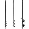 Rokas urbšanas urbis zemes 3 urbuma diametrā 80 mm 100 mm 150 mm dziļums līdz 100 cm