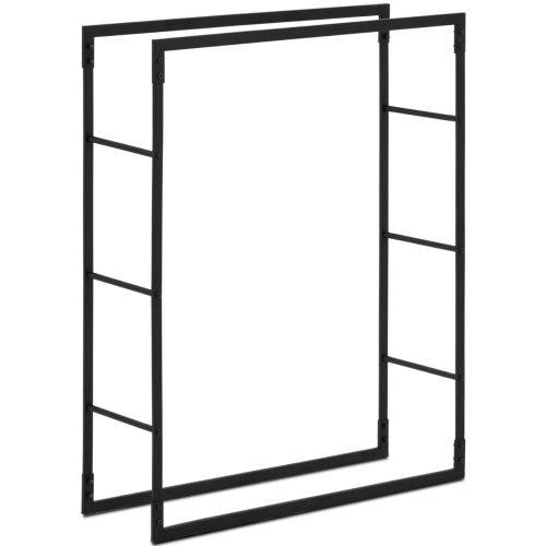 Metāla kamīna statīva metāla taisnstūra bēniņi līdz 40 kg 80 x 25 x 100 cm