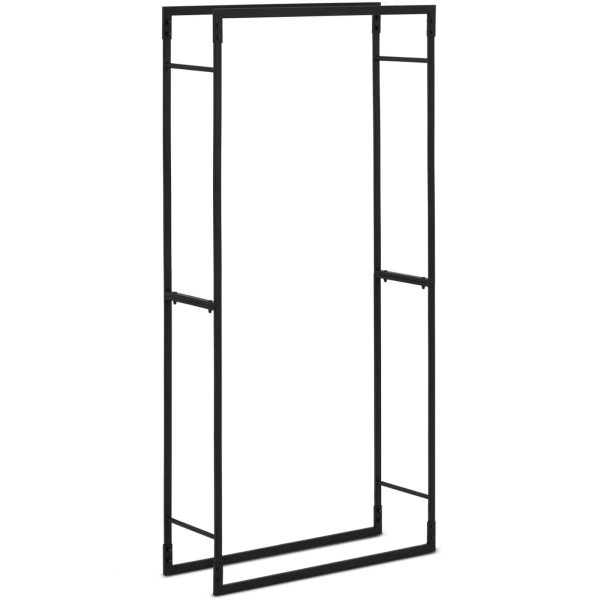 Metāla kamīna statīva metāla taisnstūra bēniņi līdz 35 kg 60 x 25 x 150 cm
