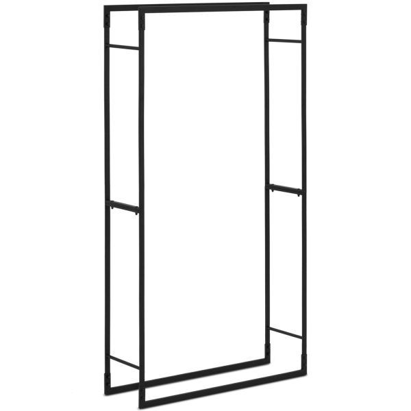 Metāla kamīna statīva metāla taisnstūra bēniņi līdz 40 kg 80 x 25 x 150 cm