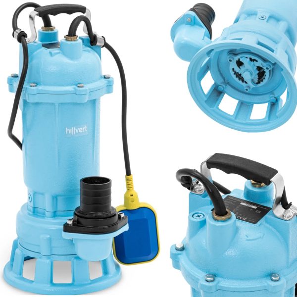 Īpašs iegrimes sūknis netīram ūdenim ar smalcinātāju 500 L/min 2100 W