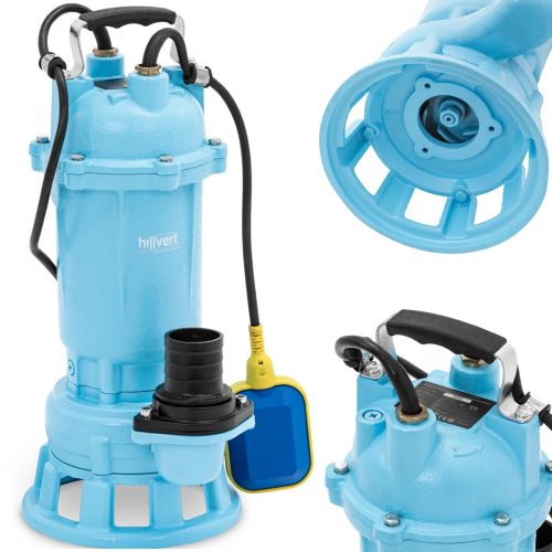 Netīrās ūdens iegrimes sūknis ar atvērtu rotoru 500 L/min 2100 W