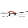 Tripper griezējs stumbriem koka koka tērauda tērauda 130 cm baļķiem