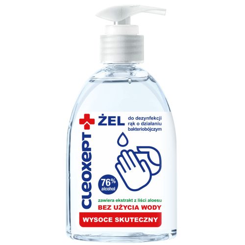 Antibakteriālais gēls Cleoxept-500ml rokas tvertnes dezinficēšanai
