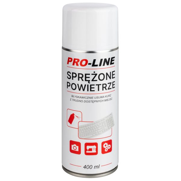 Saspiests gaiss elektronikas šūšanas mašīnu tīrīšanai pro-līnijas aerosols 400 ml