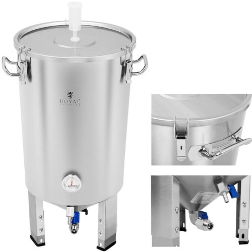 Fermentācijas katlu konteiners Fermentācija Fermentators alus 30L