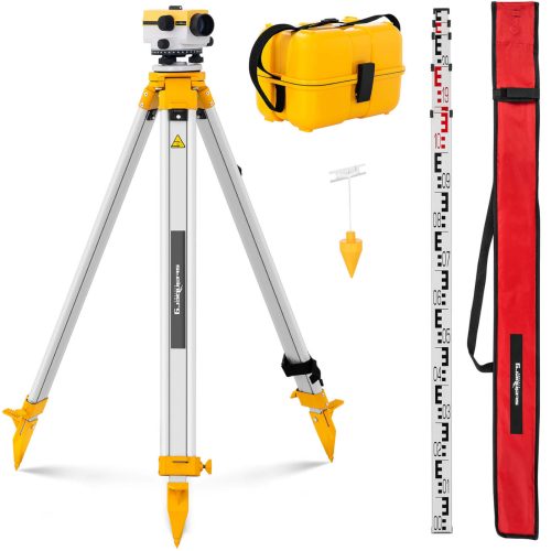 Optiskā līmeņa pašlīme ar statīvu un plāksteri - palielināšana 32x vid. 40 mm