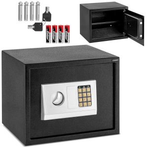 Mājas drošs elektroniskais šifrs un atslēga 38x30x30 cm