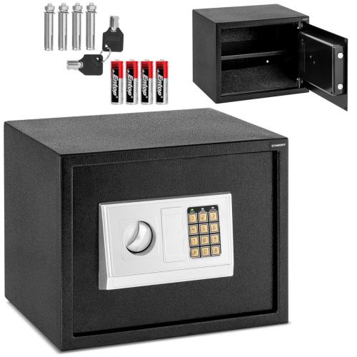 Mājas drošs elektroniskais šifrs un atslēga 38x30x30 cm