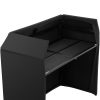 Skotijas skaļruņu DJ tabula ar saliekamo vāku 146 x 73 x132 cm