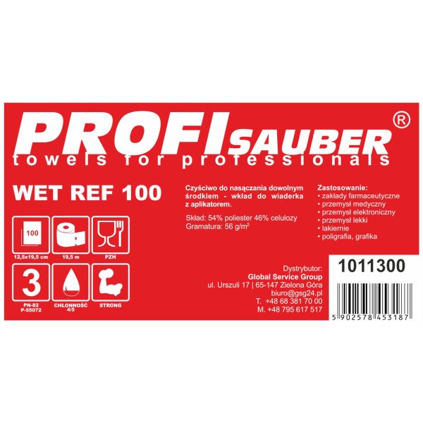Power Profisauber Wet Ref 100 Barošanas audumi - ieguldījums