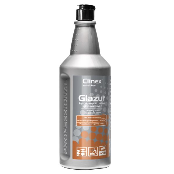 Clinex Glazur 1L akmens glazūras tīrīšanas šķidrums.
