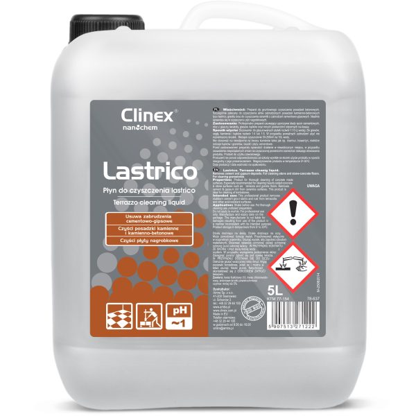Clinex Lastrico 5L betona grīdas tīrīšanas šķidrums