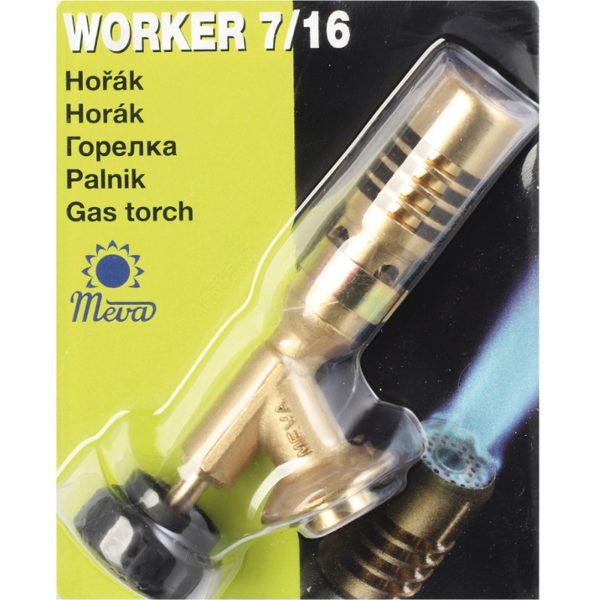 Gāzes deglis PB Cartouches ar vārstu 7/16 '' strādnieks 1,8kW