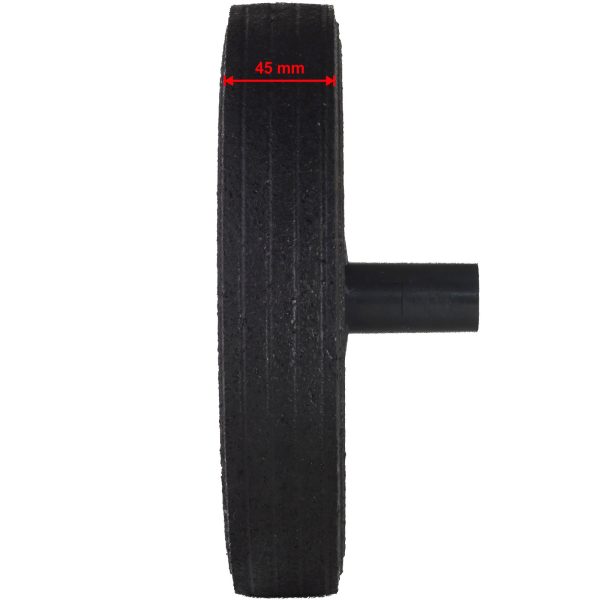 Gumijas atkritumu konteinera kausa aplis. 250 mm