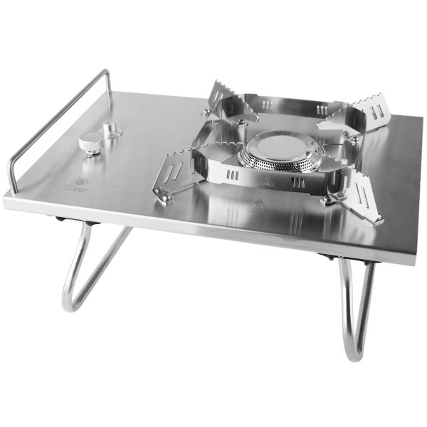 1015070-2 Gāzes tūristu kempinga krāsns vienas luksusa 5kW