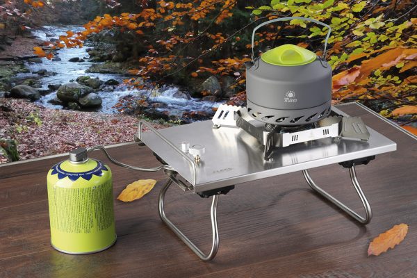 1015070-9 Gāzes tūristu kempinga krāsns vienas luksusa 5kW