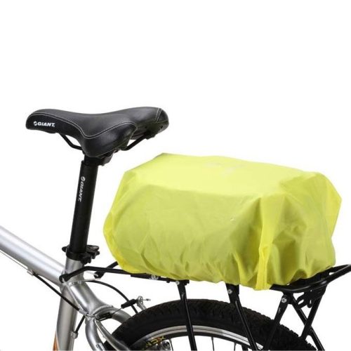 Universāls lietus vāks ar dzēšgumiju velosipēdu maisiņam