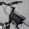 Velosipēdu soma rāmim + noņemams tālruņa segums līdz 6,5 "1,5L melns