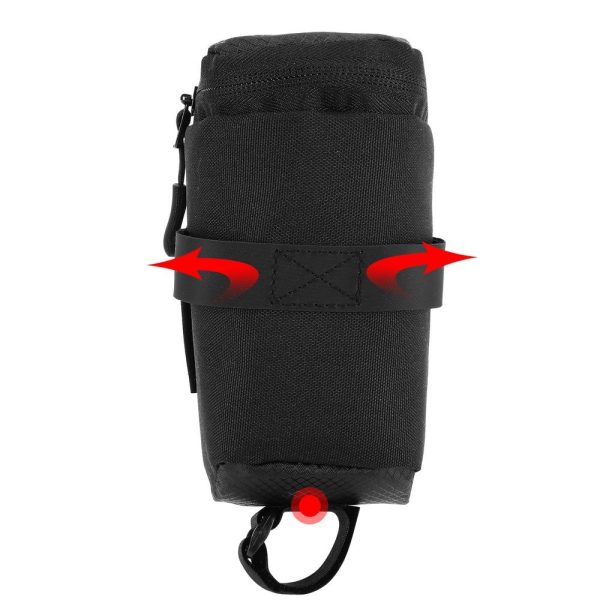 Mazs velosipēdu maiss 0,6 l melnu seglu