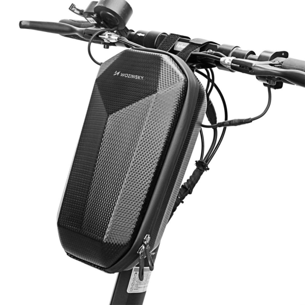 Ūdensnecaurlaidīgs hulajnoga stūres ratiņu maiss 4 l melnam motorolleram
