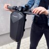 Ūdensnecaurlaidīgs hulajnoga stūres ratiņu maiss 4 l melnam motorolleram