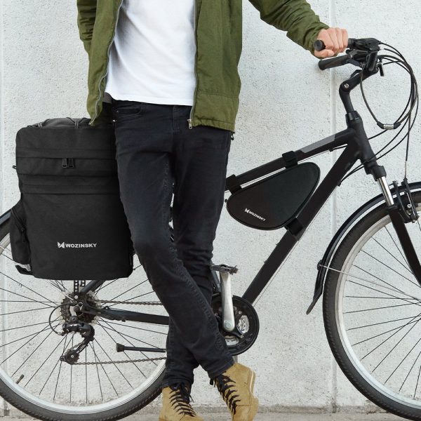 Velosipēdu velosipēdu maiss 1,5 l melns