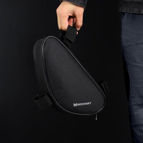 Velosipēdu velosipēdu maiss 1,5 l melns